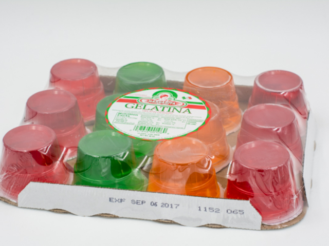 Single Flavor Gelatins in a family pack size
