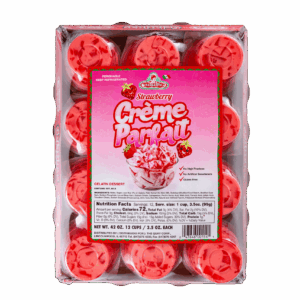 Gelatina Strawberry Crème Parfait (12pk) 3.5oz